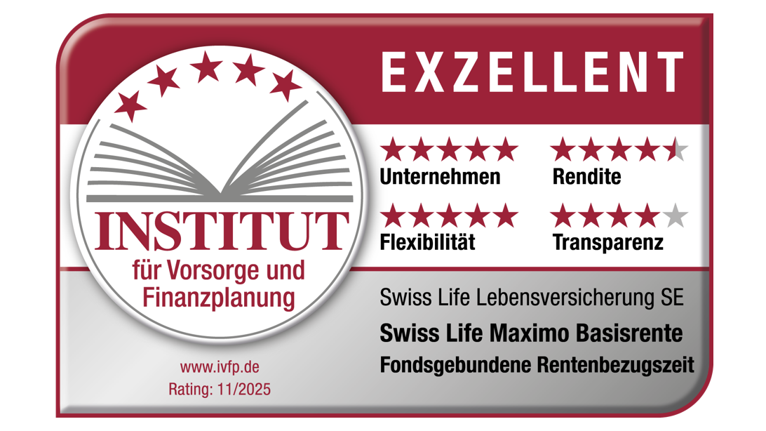 Swiss Life Maximo Basisrente | IVFP, Rating 11/2025